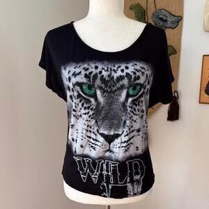 Embellished Tiger Graphic Shirt